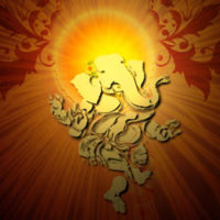 Yellow Jambhala Ganapati Ganesha